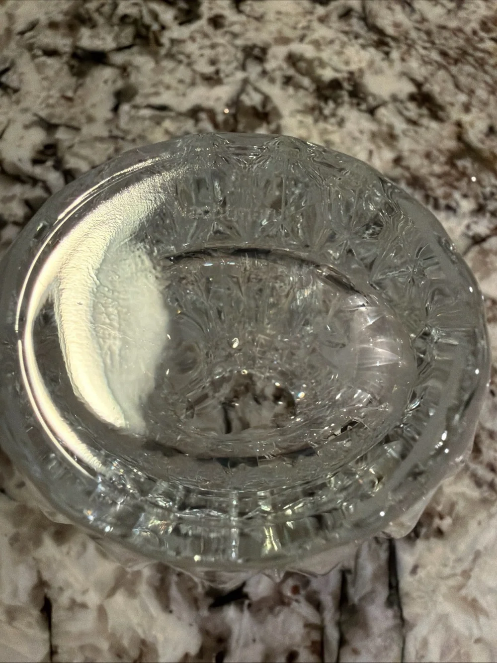 Nachtmann Quartz Crystal Oval Vase 6.25”